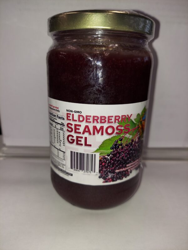 Seamoss Gel Elderberry